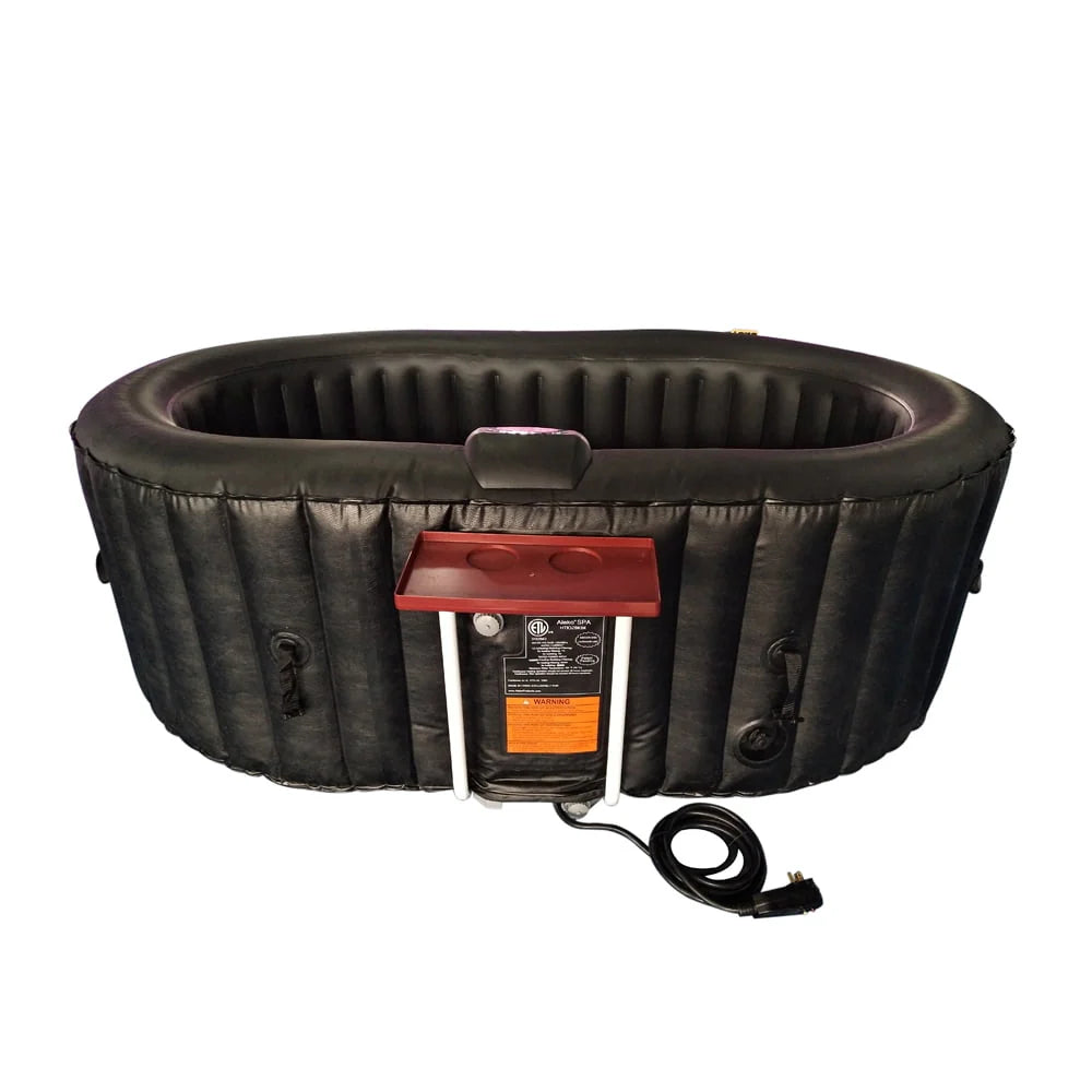 145 Gallon 2 Person Brown Oval Inflatable Hot Tub T5777