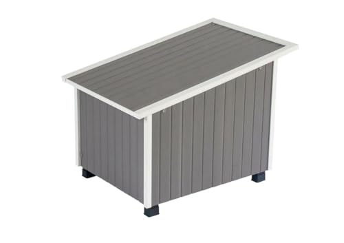Outdoor Cat House with 2 Vinyl Door Flaps T6821