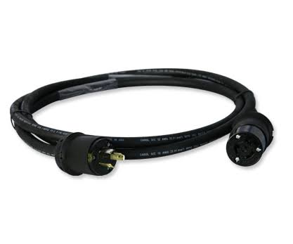 20 Amp 125 VAC NEMA L5-20 Locking Extension Cable 25 ft. W52016