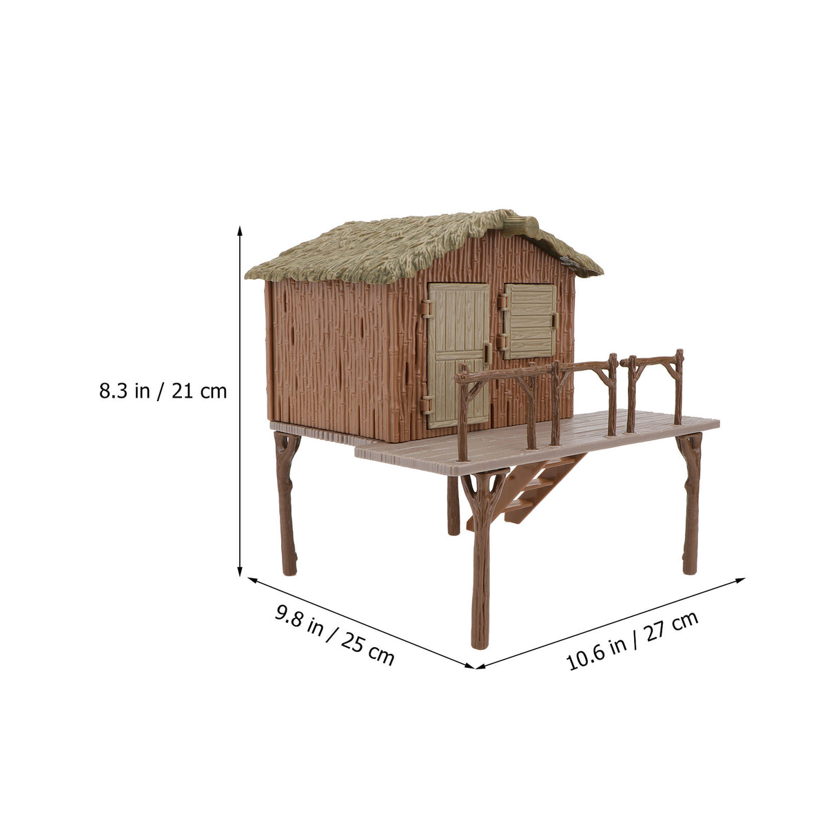 Miniature Diy Farmhouse Model Assembled Handcraft Educational Toys Y76192