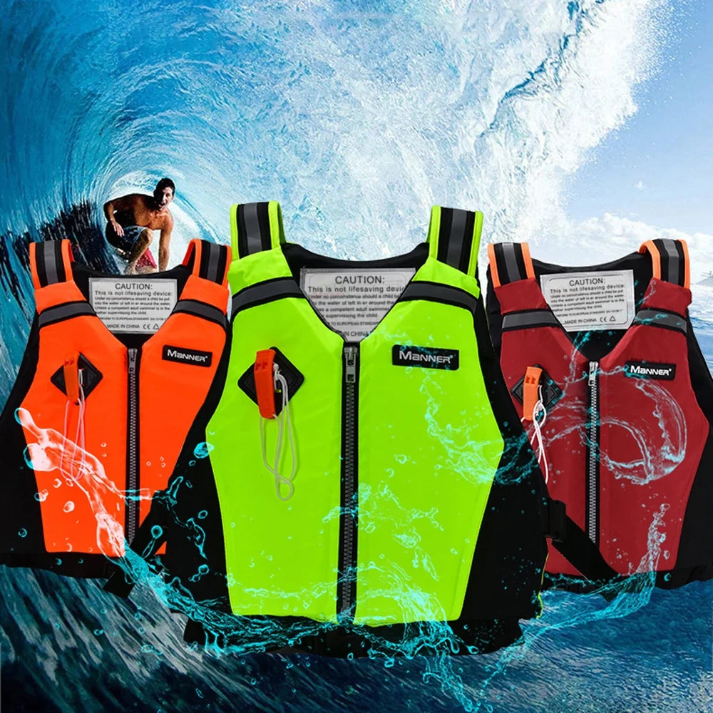 Zipper Swim Vest I7685