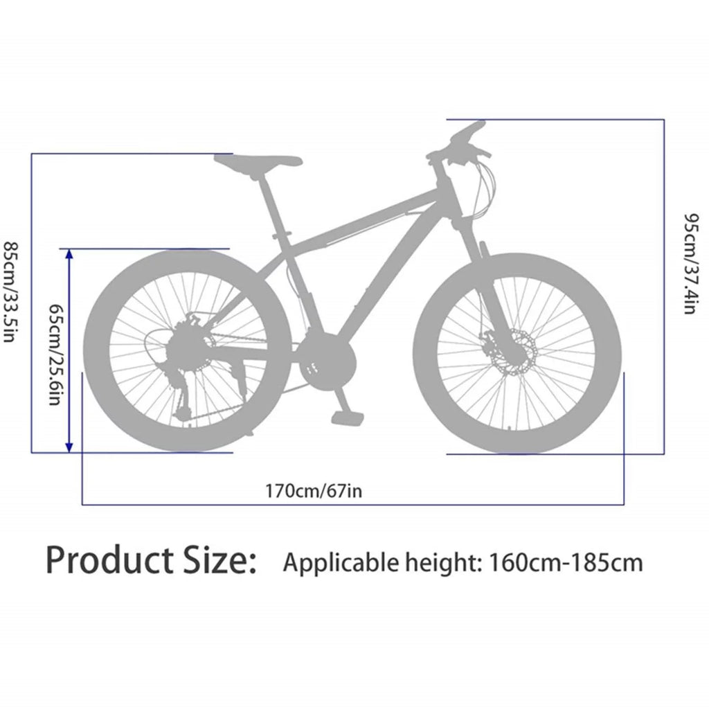 Yellow 21-Speed 26-inch Mountain Bike S171421