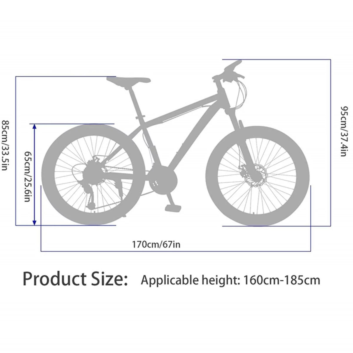 Yellow 21-Speed 26-inch Mountain Bike S171421