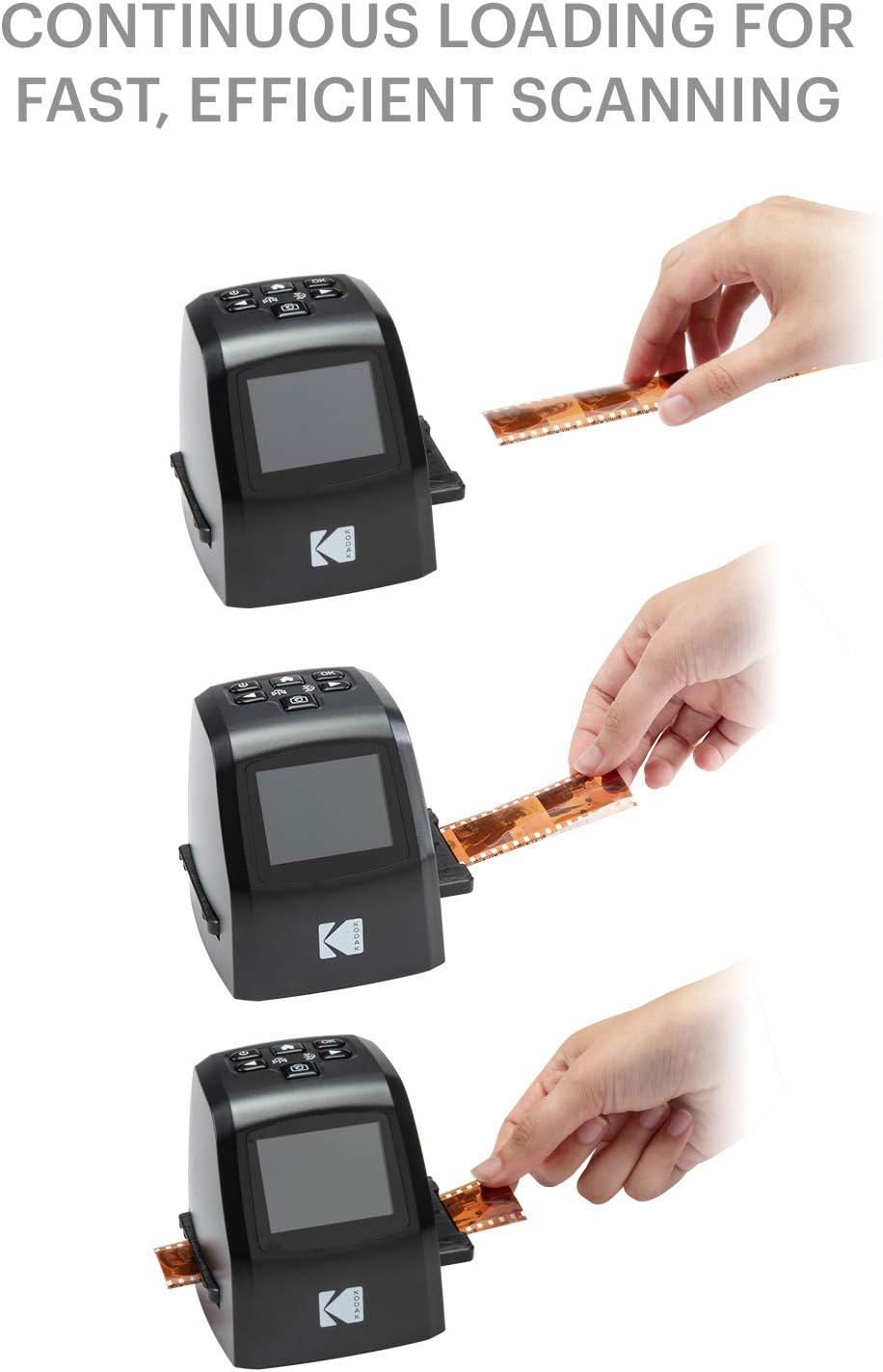 Mini Digital Film & Slide Scanner with 2.4 LCD Screen E136