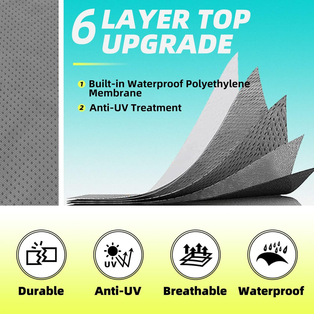 6 Layers 5th Wheel RV Cover Fits 31'-34' RV G51535