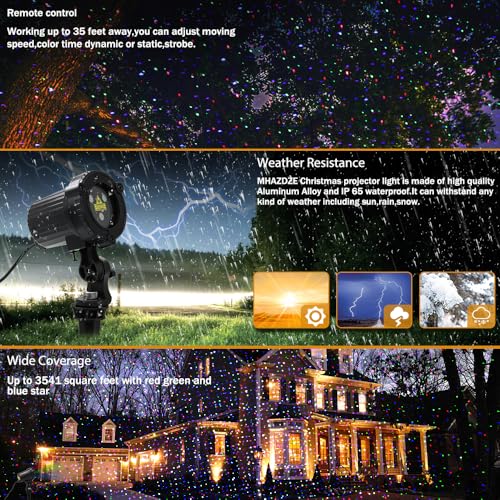 Outdoor Garden Laser Lights Projector with Moving RGB E97030