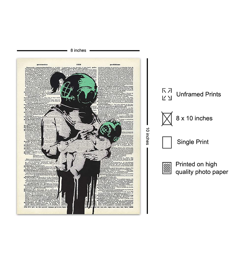 Banksy Poster 8x10 Graffiti Wall Decor Street Art M169814