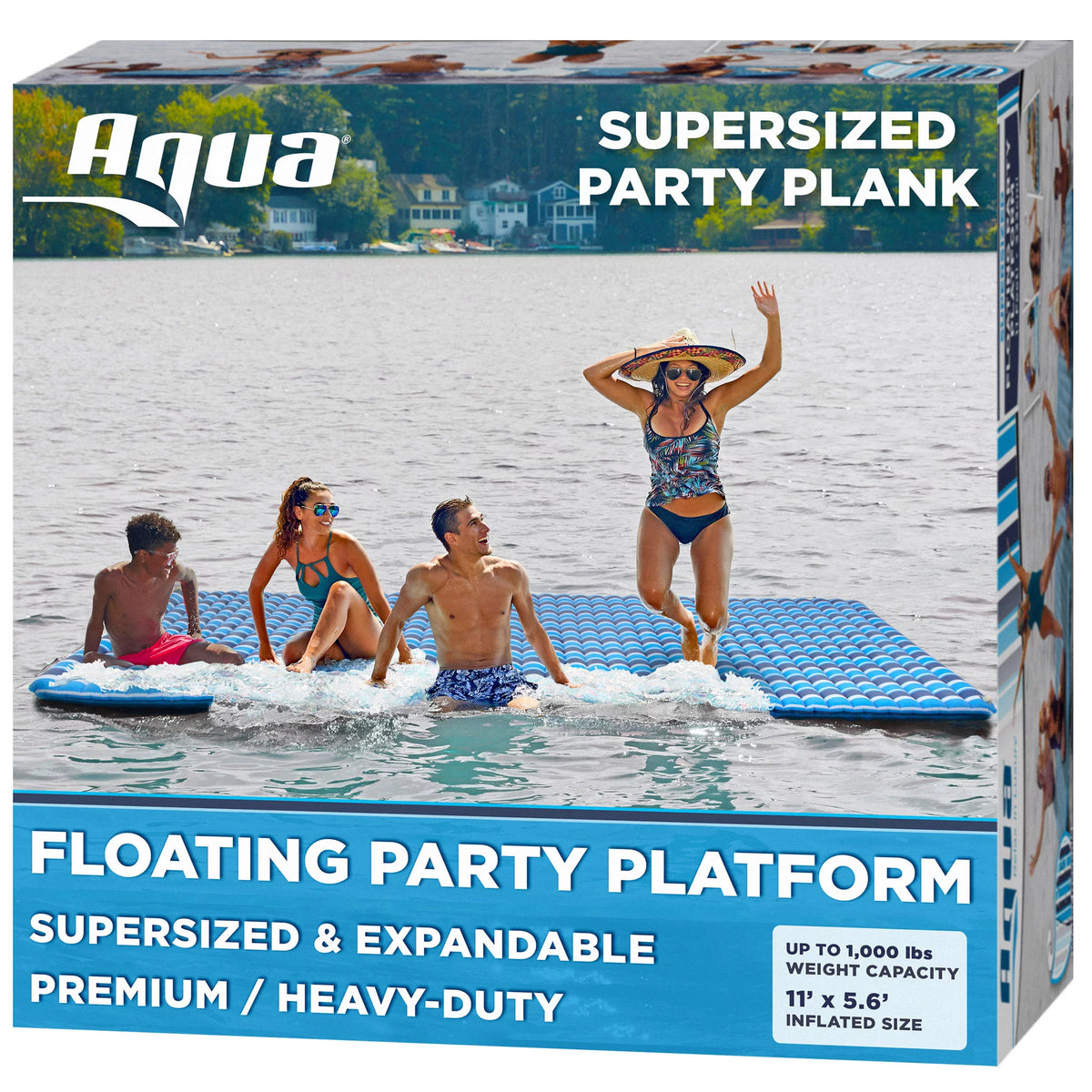 Inflatable Floating Island Raft Platform O310