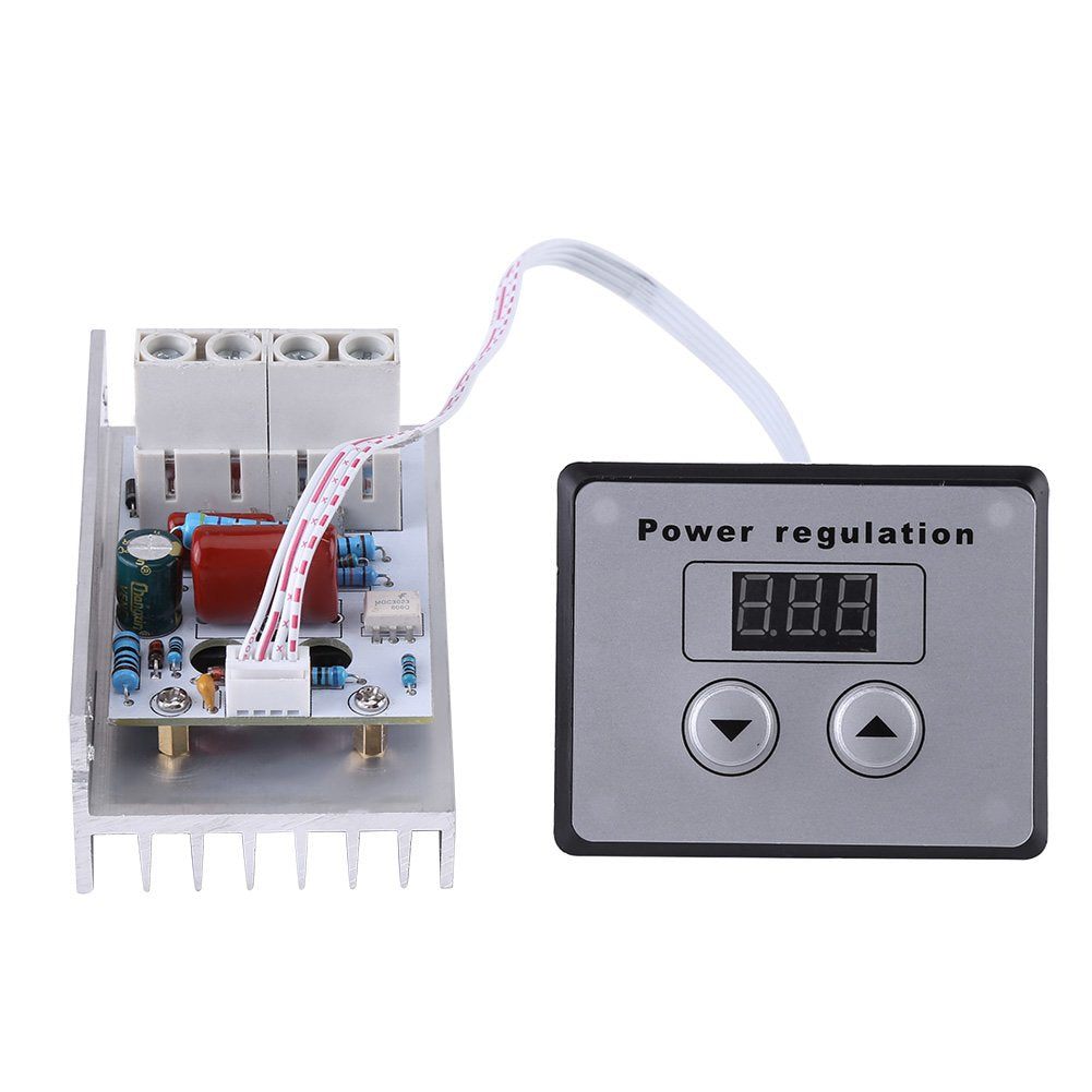 10000W SCR Digital Voltage Regulator AC 220V 80A Pack of 2 B828226