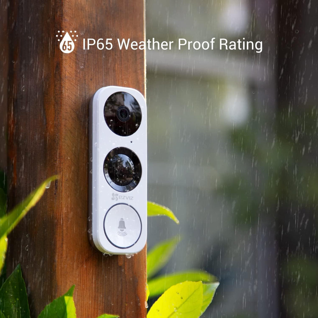 Wired WiFi Video Doorbell with Chime D375566