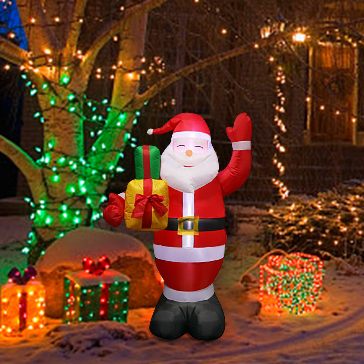 Inflatable Santa Claus Luminous Decoration X653
