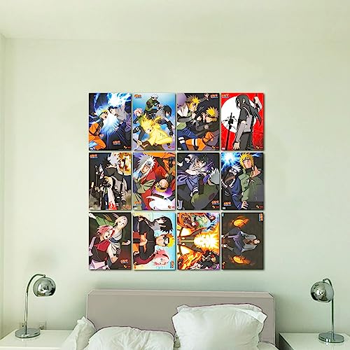 12 Anime Posters Pack Set with Stickers H637678