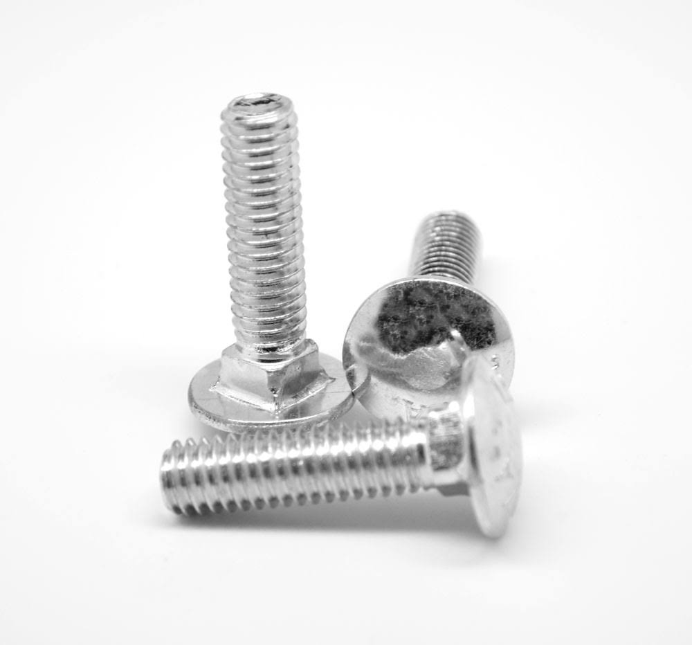 3/4x22-10 x 2x22 (FT) Coarse Thread Grade 5 Carriage Bolt Medium Carbon Steel Zinc Plated Pk 90 G14697