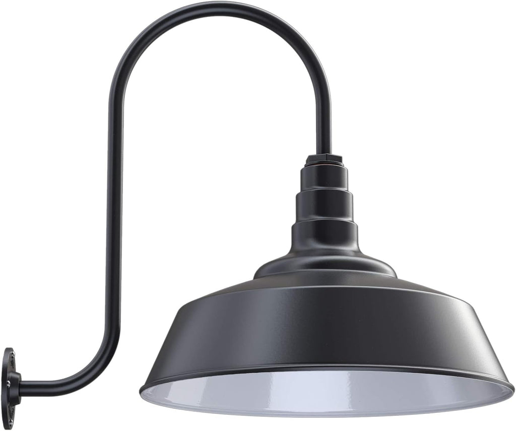 20 inch Dome Gooseneck Outdoor Wall Mounted Barn Light V163489