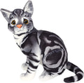 Brown 10-Inch Cat Stuffed Animal Plush Toy Y53757