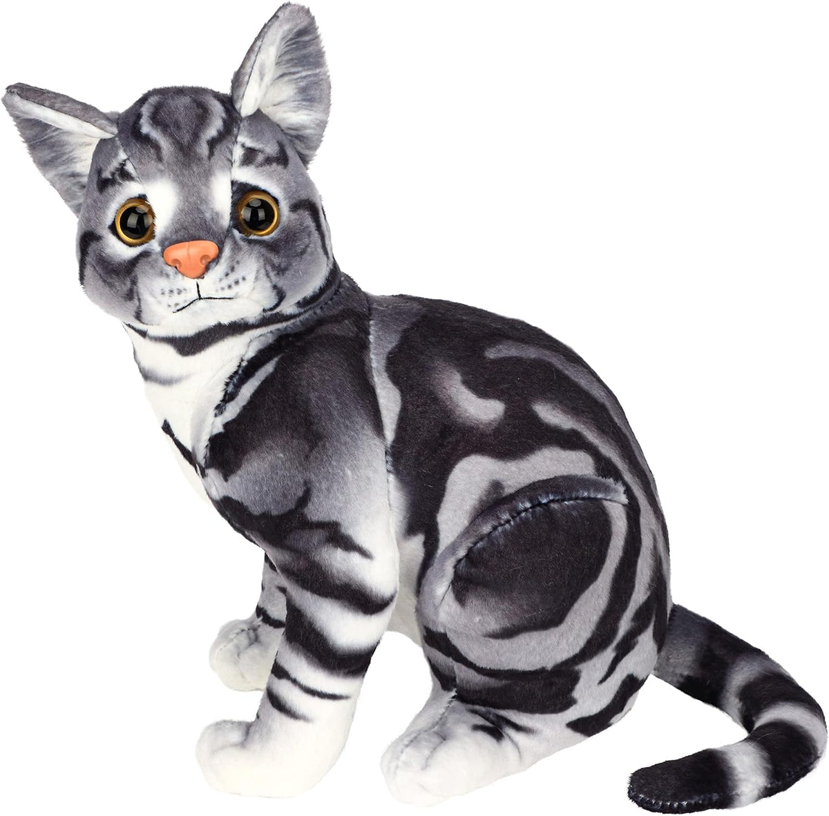 Brown 10-Inch Cat Stuffed Animal Plush Toy Y53757