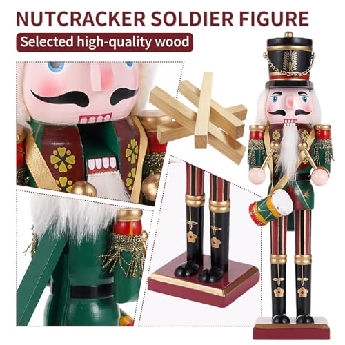 11.8 Inch Wooden Nutcracker Figures Q476047