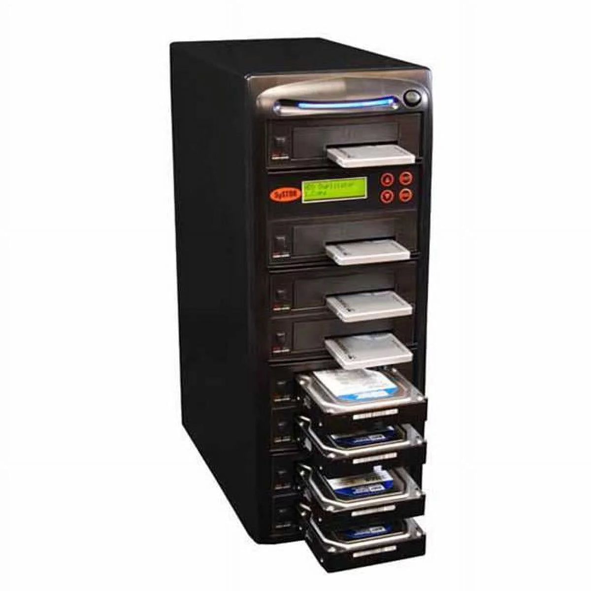 1-7 SATA 2.5 & 3.5 in. Dual Port Hot Swap Hard Disk & Solid State Drive Duplicator & Sanitizer T145242