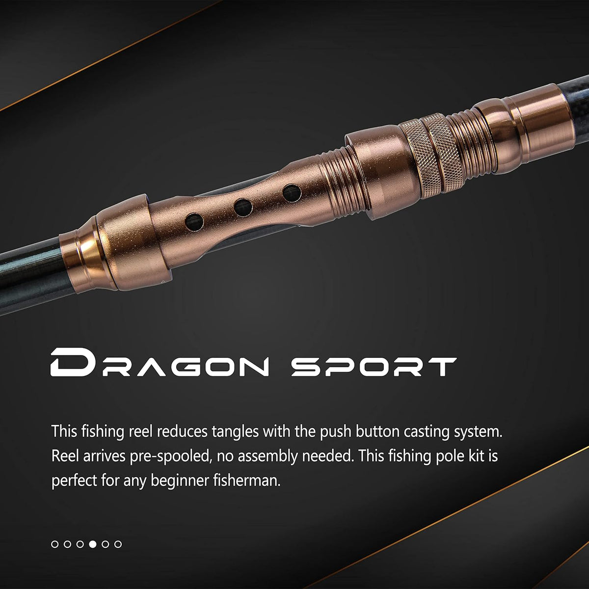 2.4m Carbon Fiber Telescopic Fishing Rod with Reel Combo I561