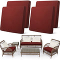 Set of 4 Waterproof Stretch Cushion Covers Q17430