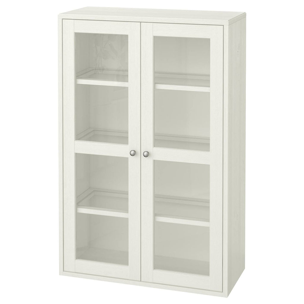 White Glass-Door Cabinet Y9323