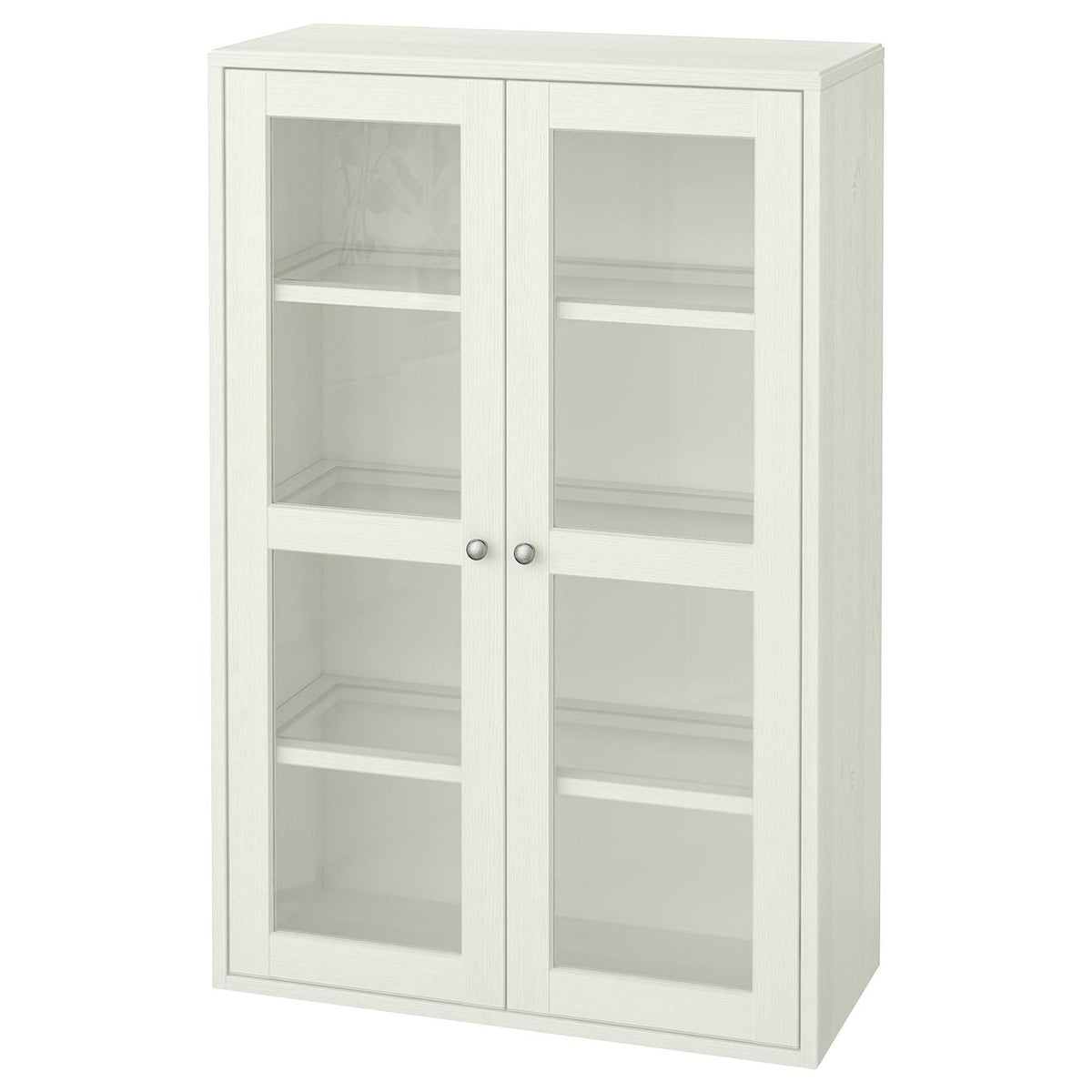 White Glass-Door Cabinet Y9323