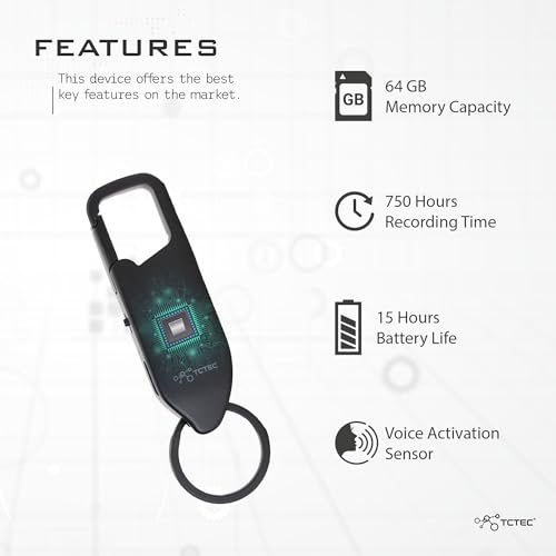 128GB Voice Recorder with Noise Reduction R2933