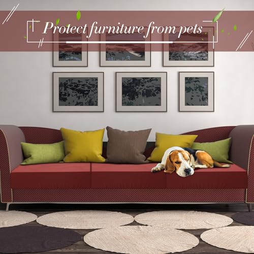 Set of 4 Waterproof Stretch Cushion Covers Q17430
