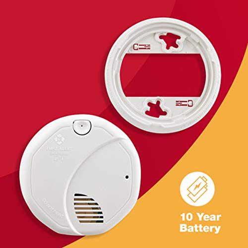 White Dual Sensor Smoke and Fire Alarm G82894