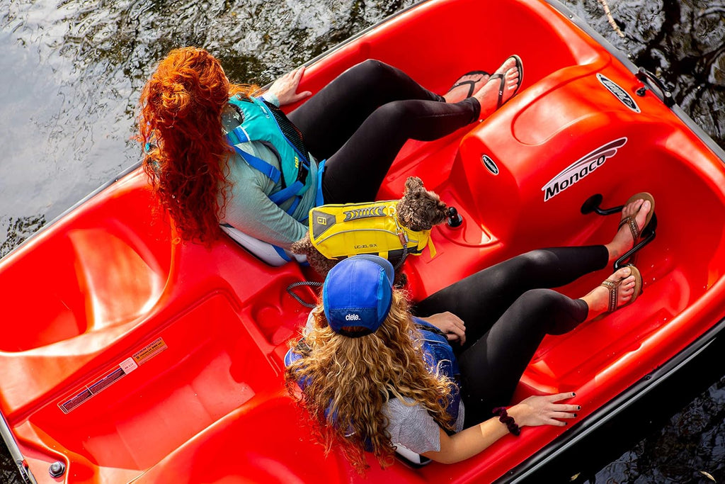 Red White Adjustable 5 Seat Pedal Boat R725120