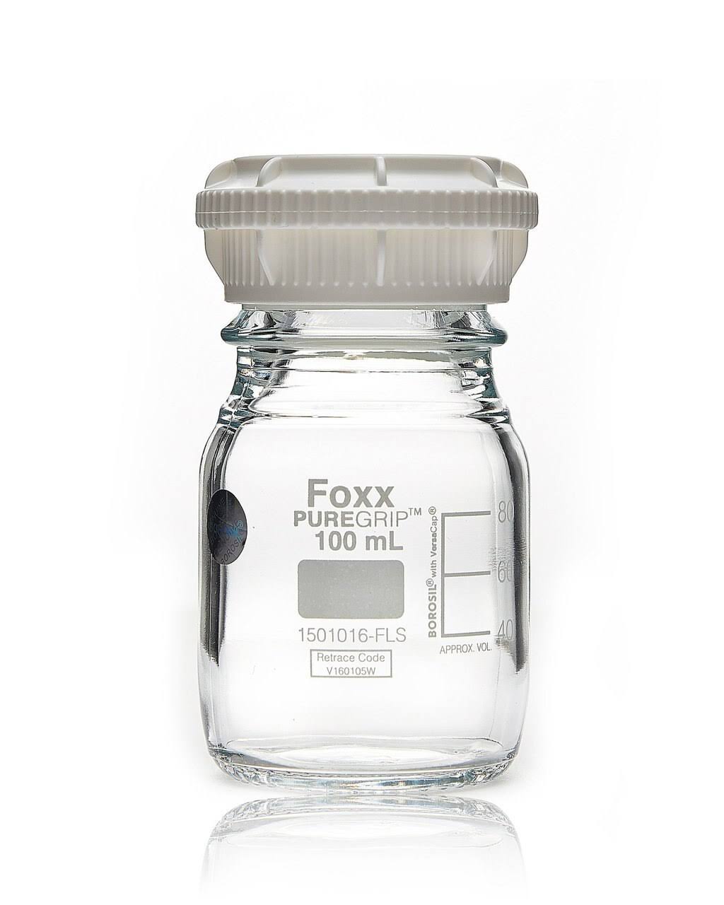 100 mL Graduated Reagent Bottles with GL45 Screw Cap and Pouring Ring S679918