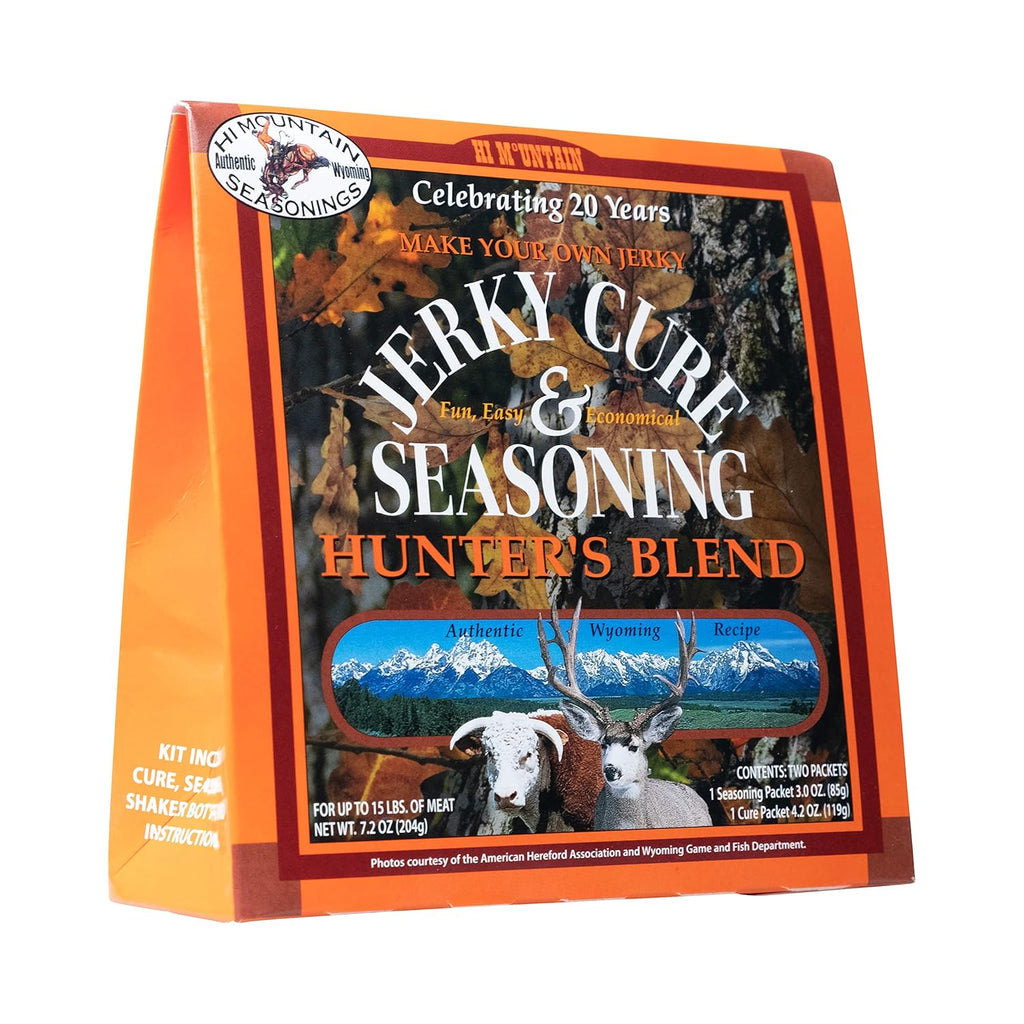Jerky Seasoning and Cure Kit for Beef, Deer, Elk, Venison (1 Box) E90892