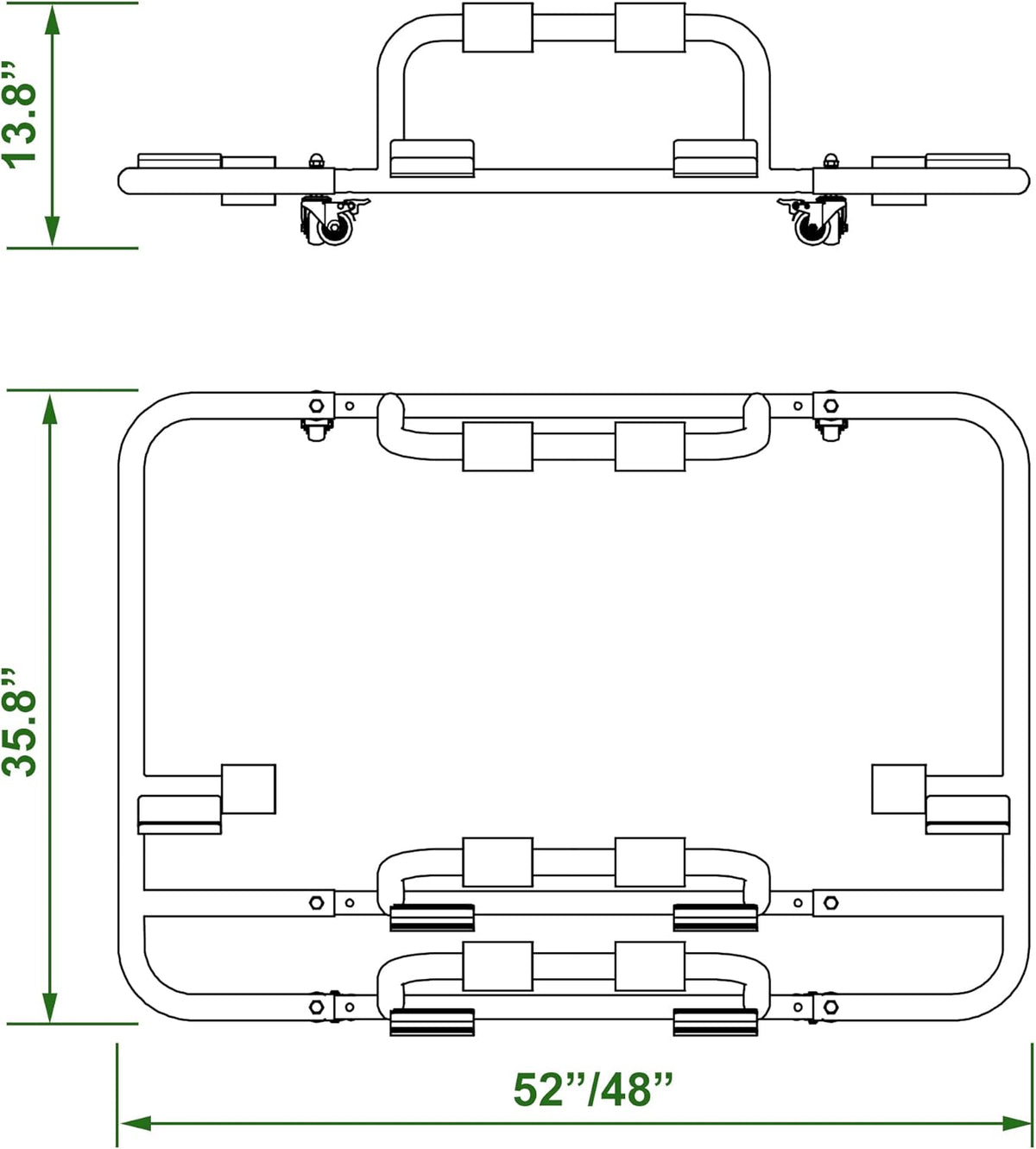 Hard Top Storage Carrier Rack X24127