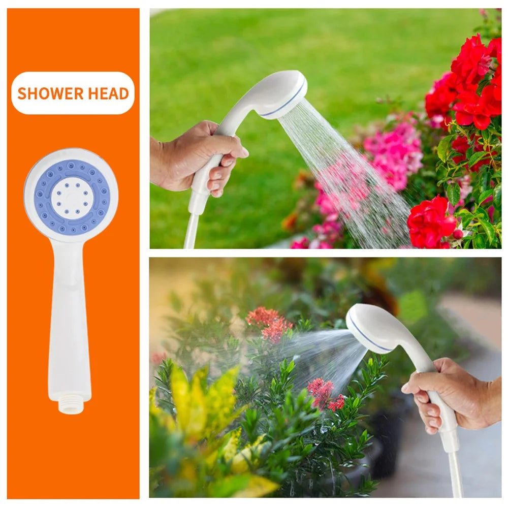 Portable Shower Camping Shower Handheld Electric USB Rechargeable Showerhead R3091