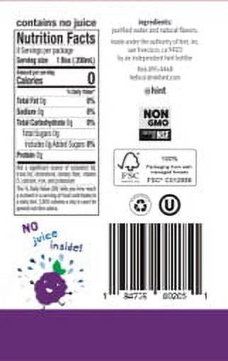 Blackberry Water 32 Pack 6.75 Fl Oz A781