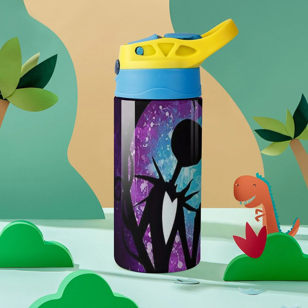 Insulated Stainless Steel Water Bottle With Straw K202690