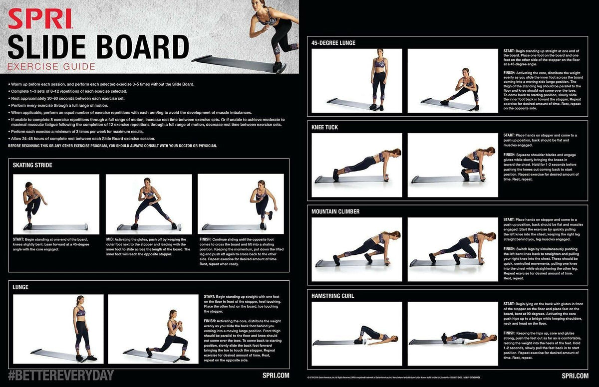 Slide Board with Carry Bag F59693