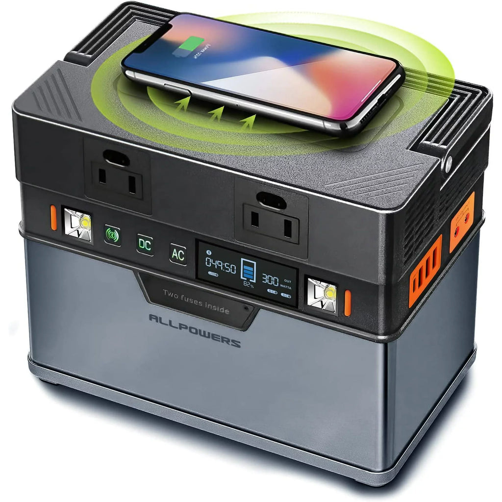 288Wh Portable Power Station with 300 Watt AC Outlets U32430
