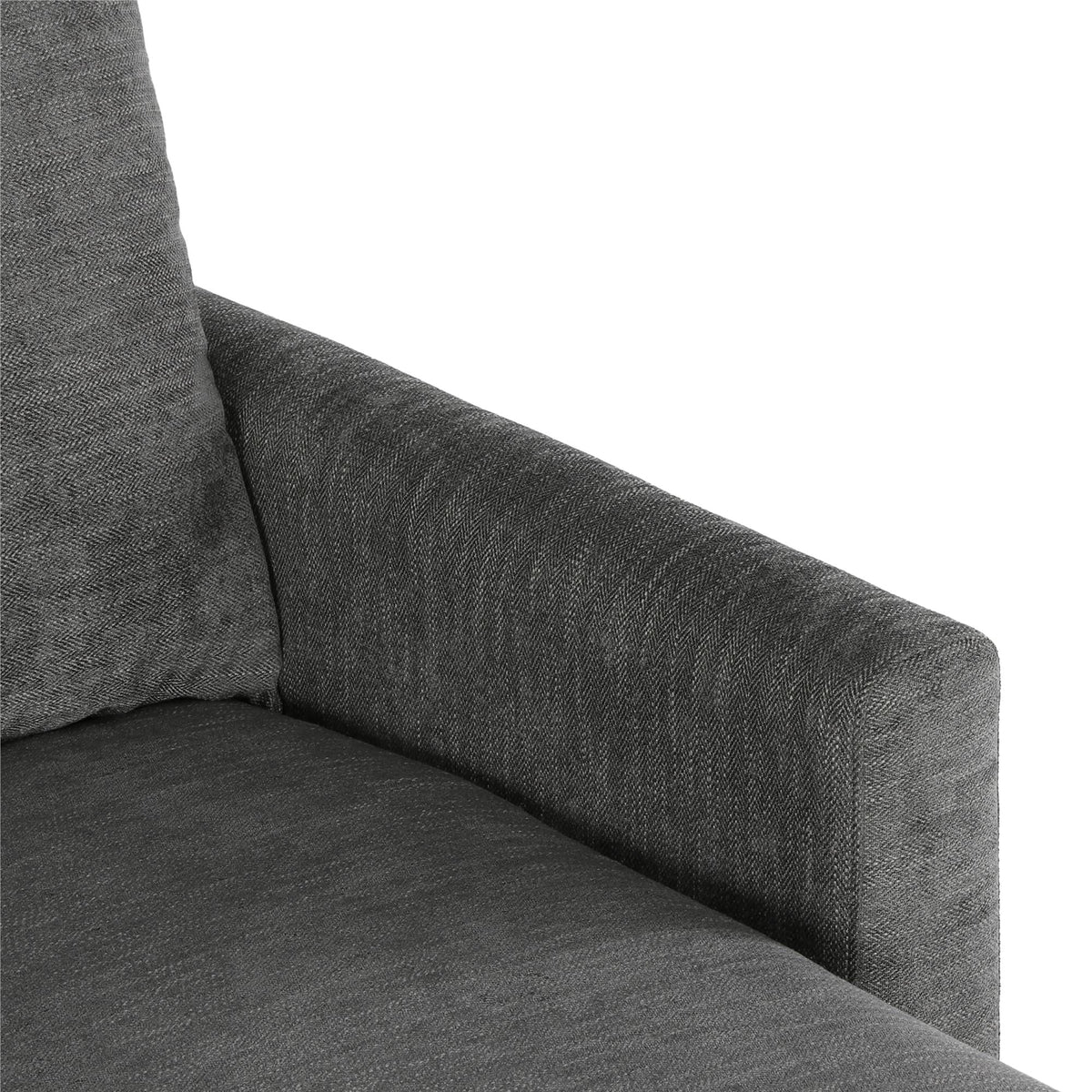 Gray Reversible Sectional with Pillows G855096