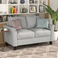 Light Gray Double Seat Sofa V642