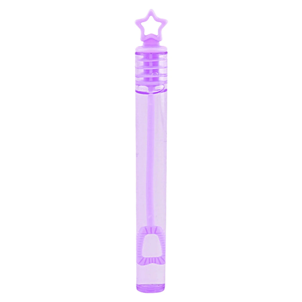 Heart & Star Shaped Tube Soap Mini Bubble Wand Stick Toy T2620