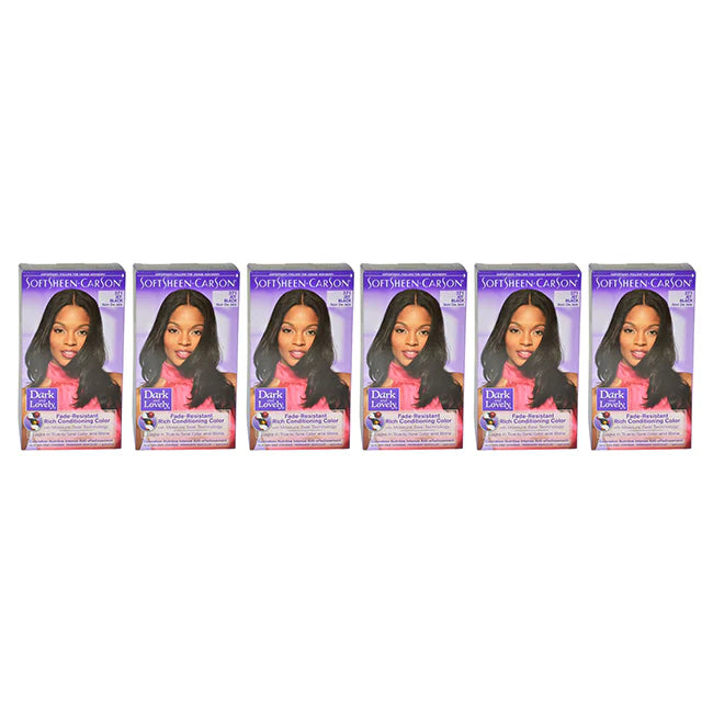 Jet Black Hair Color Pack of 6 R578740