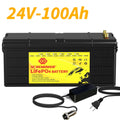 24V 100Ah LiFePO4 Battery with 100A BMS H4852