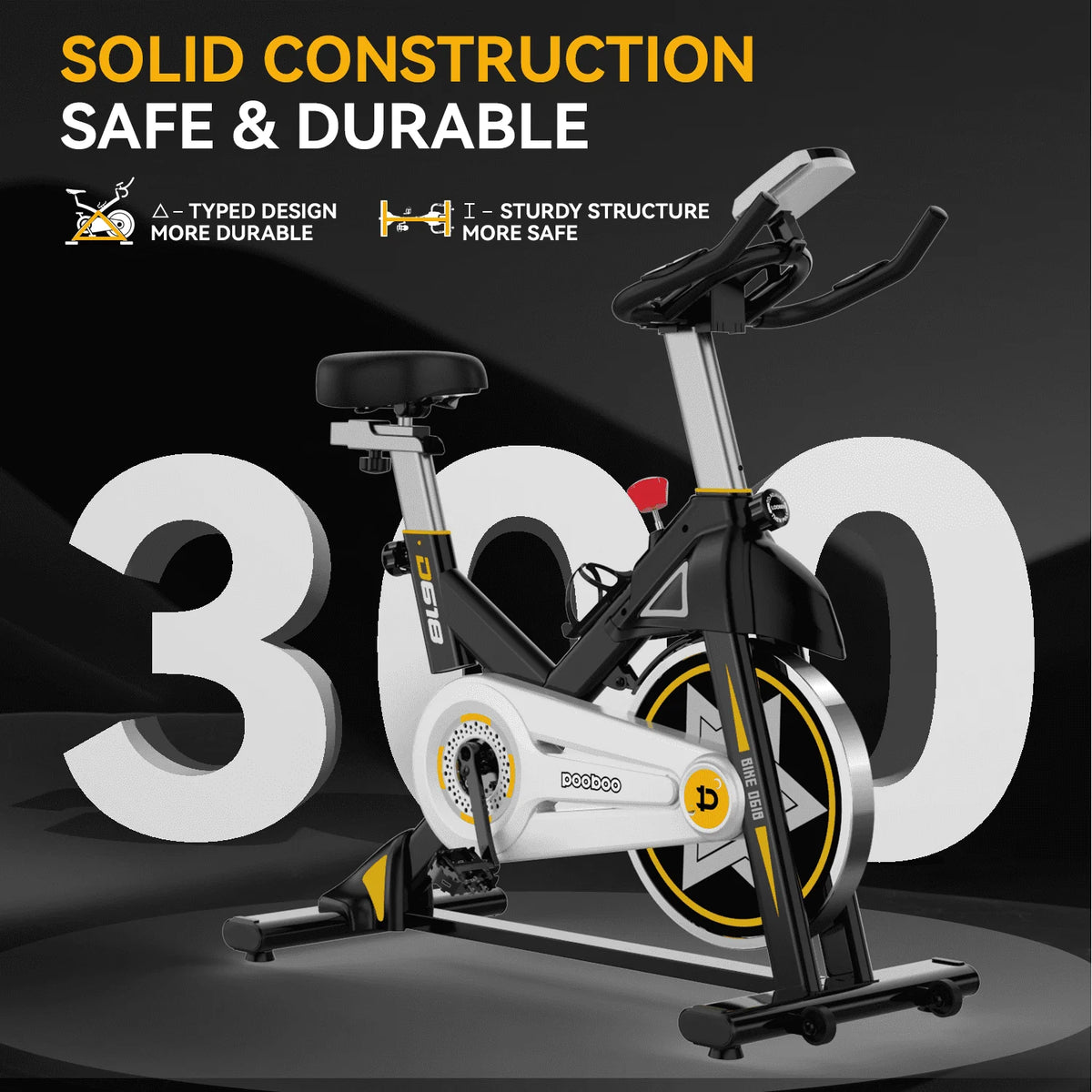 Indoor Cycling Bike with Silent Magnetic Resistance B673