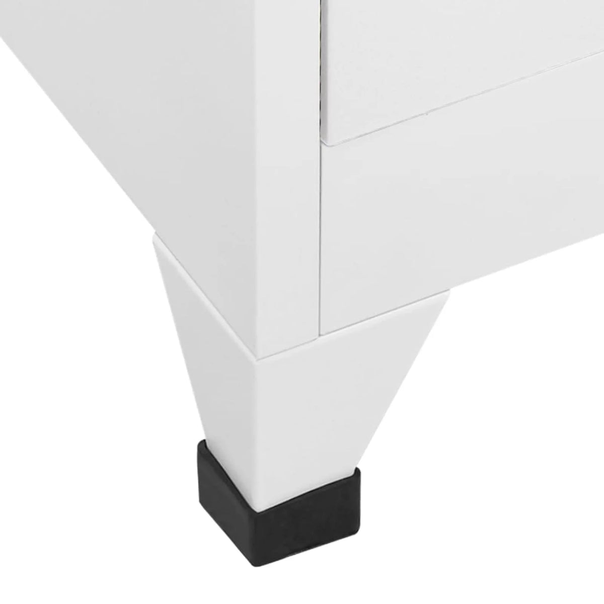 Light Gray Steel Locker Cabinet with 6 Lockable Doors N13977
