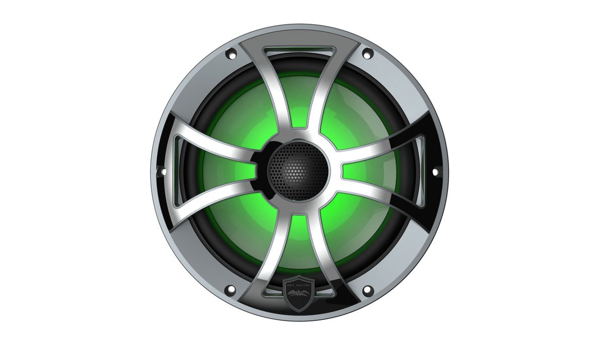 8 Inch Marine LED Coaxial Speakers (pair) U136