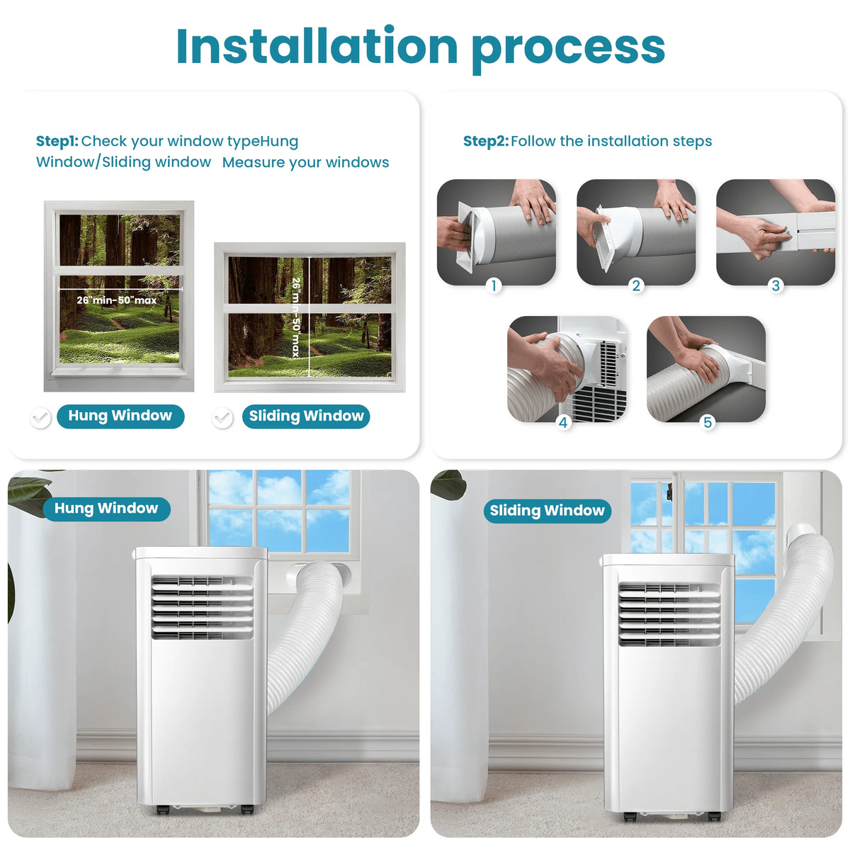 5000 BTU Portable Air Conditioner J281512
