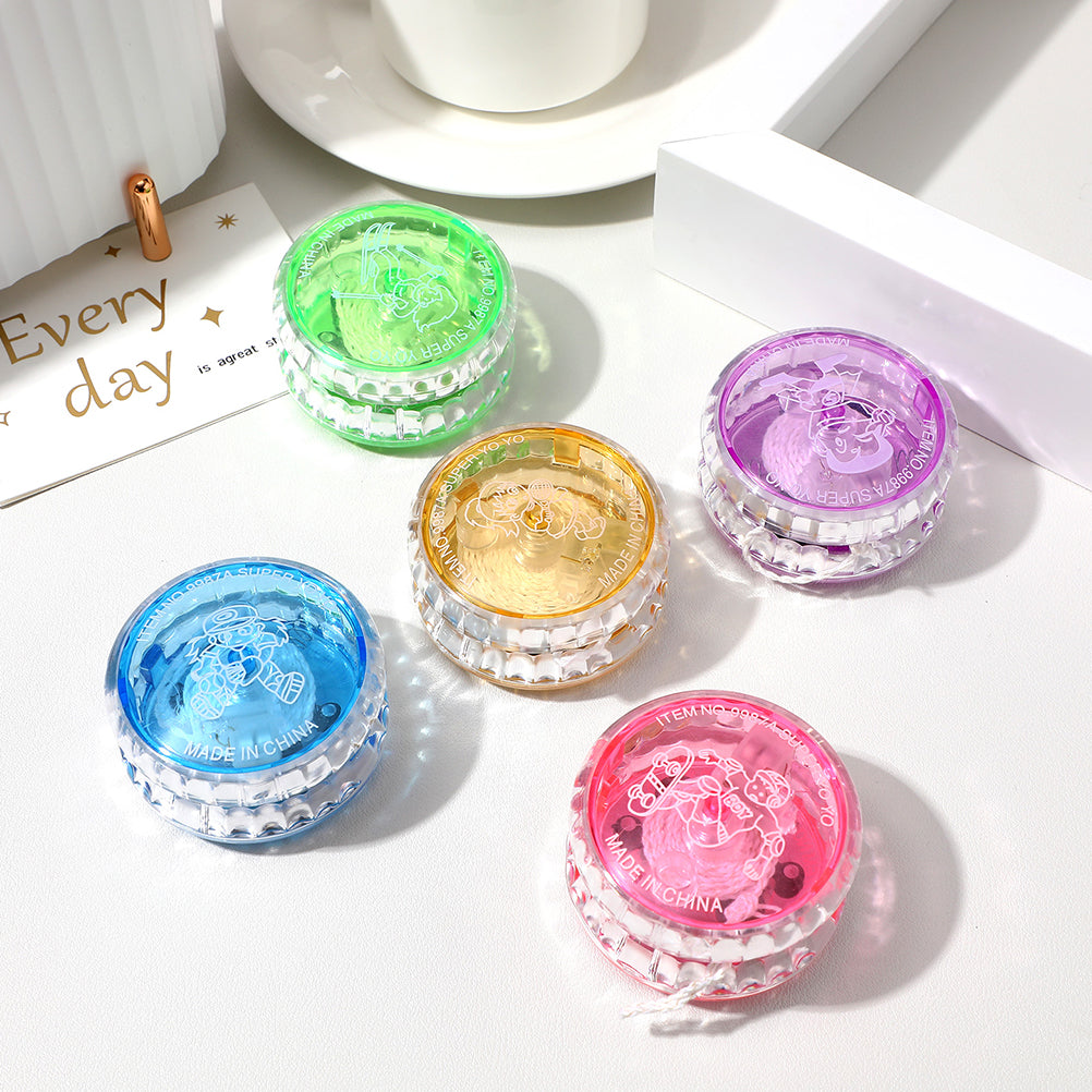 10Pcs LED Yo-yo Toy Light up Yo-yo Responsive Ball Toy I759
