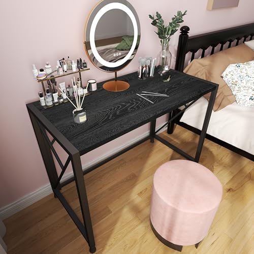 Pure White Vanity Desk and Chair Set with 5 Drawers E3327