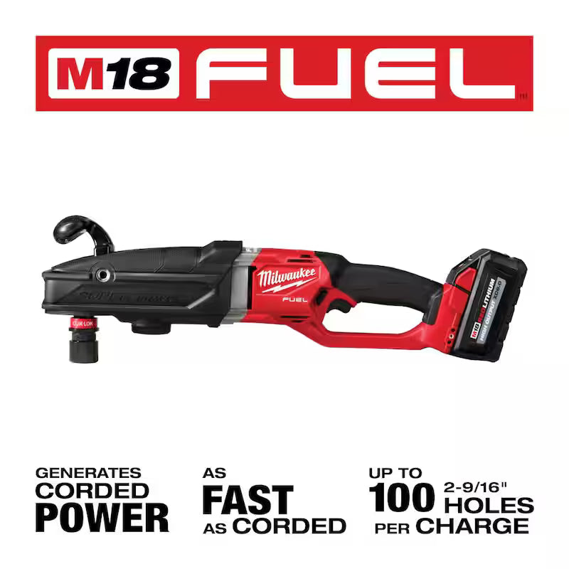 18V Lithium-Ion Brushless Cordless 7/16 in. Right Angle Drill D635